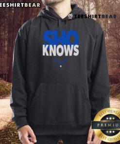 Top Shohei Ohtani hoodie featuring Sho Knows design, perfect for Los Angeles Dodgers fans and style enthusiasts.