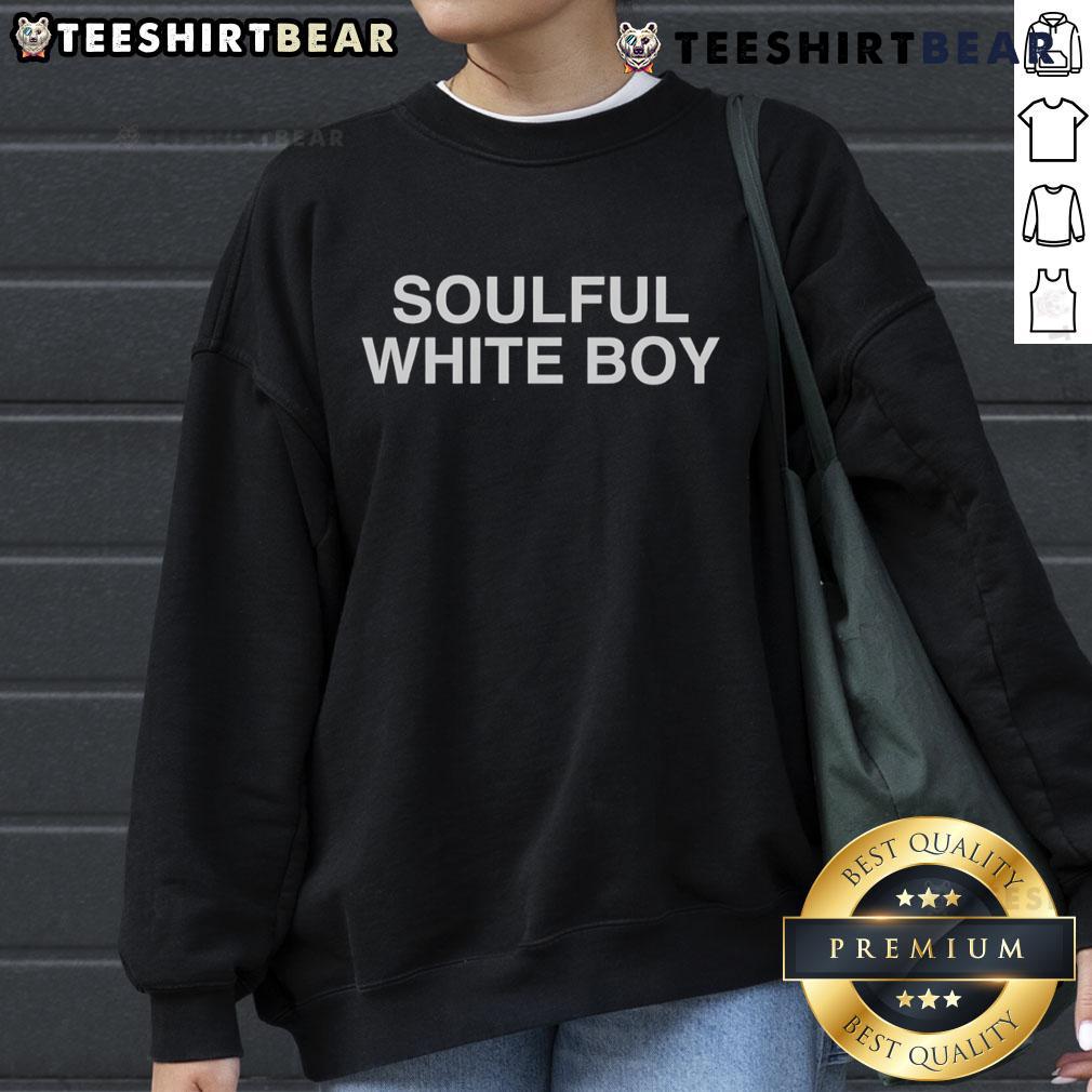 Stylish Top Soulful White Boy Sweatshirt featuring a cozy design, perfect for casual outfits and streetwear fashion.