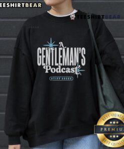 Top Stiff Socks Podcast sweatshirt featuring a stylish design for gentlemen, perfect for podcast fans and casual wear.