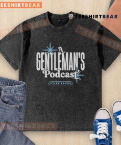 Top Stiff Socks Podcast: A Gentleman's Podcast washed t-shirt featuring stylish design and vibrant colors.