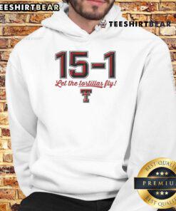 Top Texas Tech Red Raiders Football hoodie featuring 'Let The Tortillas Fly' design, perfect for game day supporters.