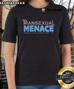 Top The Transexual Menace Texas tee honoring trans elders established 1993, featuring vibrant design and bold message.