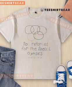 Top Too Retarded for the Special Olympics washed t-shirt featuring bold graphic design and vibrant colors.