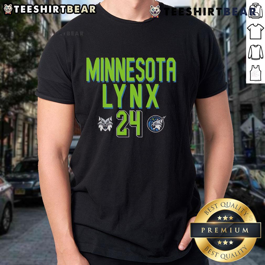Alt Text: Top WNBA Minnesota Lynx Napheesa Collier style t-shirt showcasing team spirit and player pride.