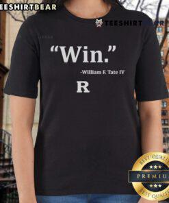 Top Win William F. Tate IV R Ladies Tee featuring stylish design and vibrant colors for a trendy look.