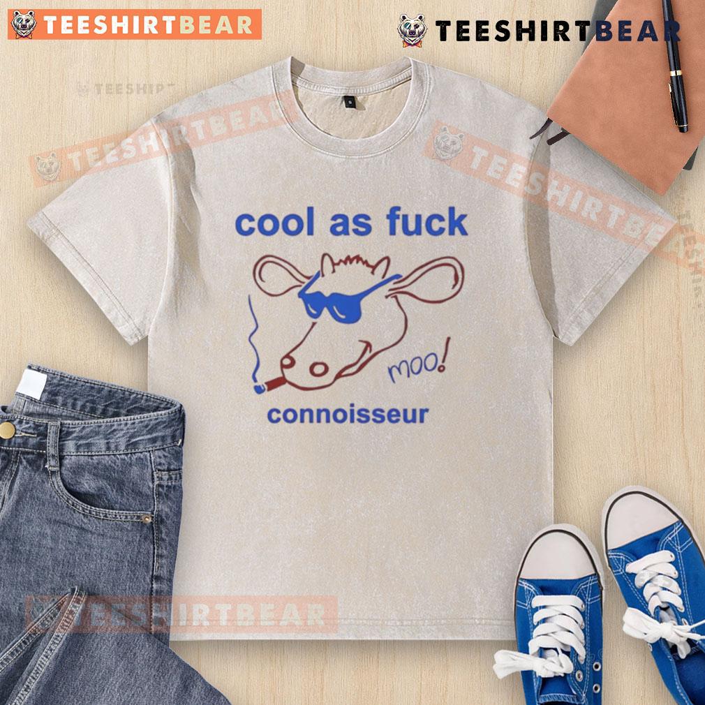 Awesome Cool As Fck Connoisseur Washed T-Shirt in vibrant colors, perfect for casual streetwear and stylish outfits.
