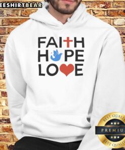 Awesome Faith Hope Love Hoodie in vibrant colors, perfect for spreading positivity and style this season.