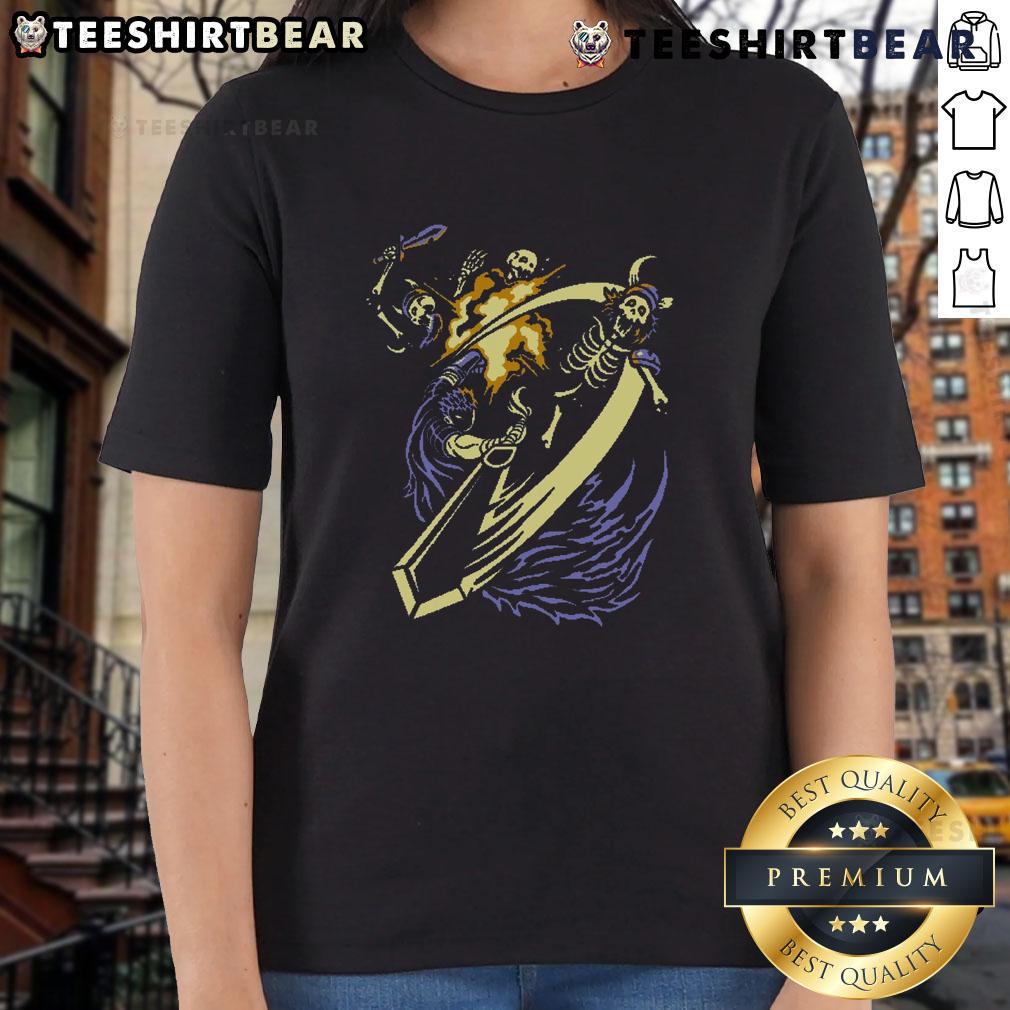 Awesome Henrique Torres Shadow Dwellers ladies tee featuring a stylish design perfect for casual wear.