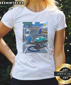 Awesome Indianapolis Colts demolish the Miami Dolphins on a stylish ladies tee showcasing team spirit and game day excitement.
