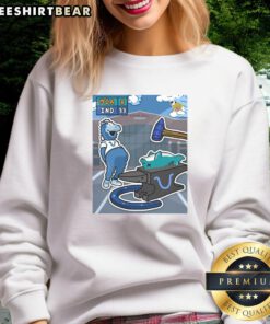 Awesome Indianapolis Colts demolish the Miami Dolphins sweatshirt featuring bold team graphics and vibrant colors.