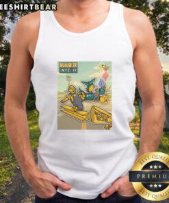 Awesome Jet Fuel Does Not Melt Steel Beams NYJ Tank Top featuring a bold graphic design and vibrant colors.