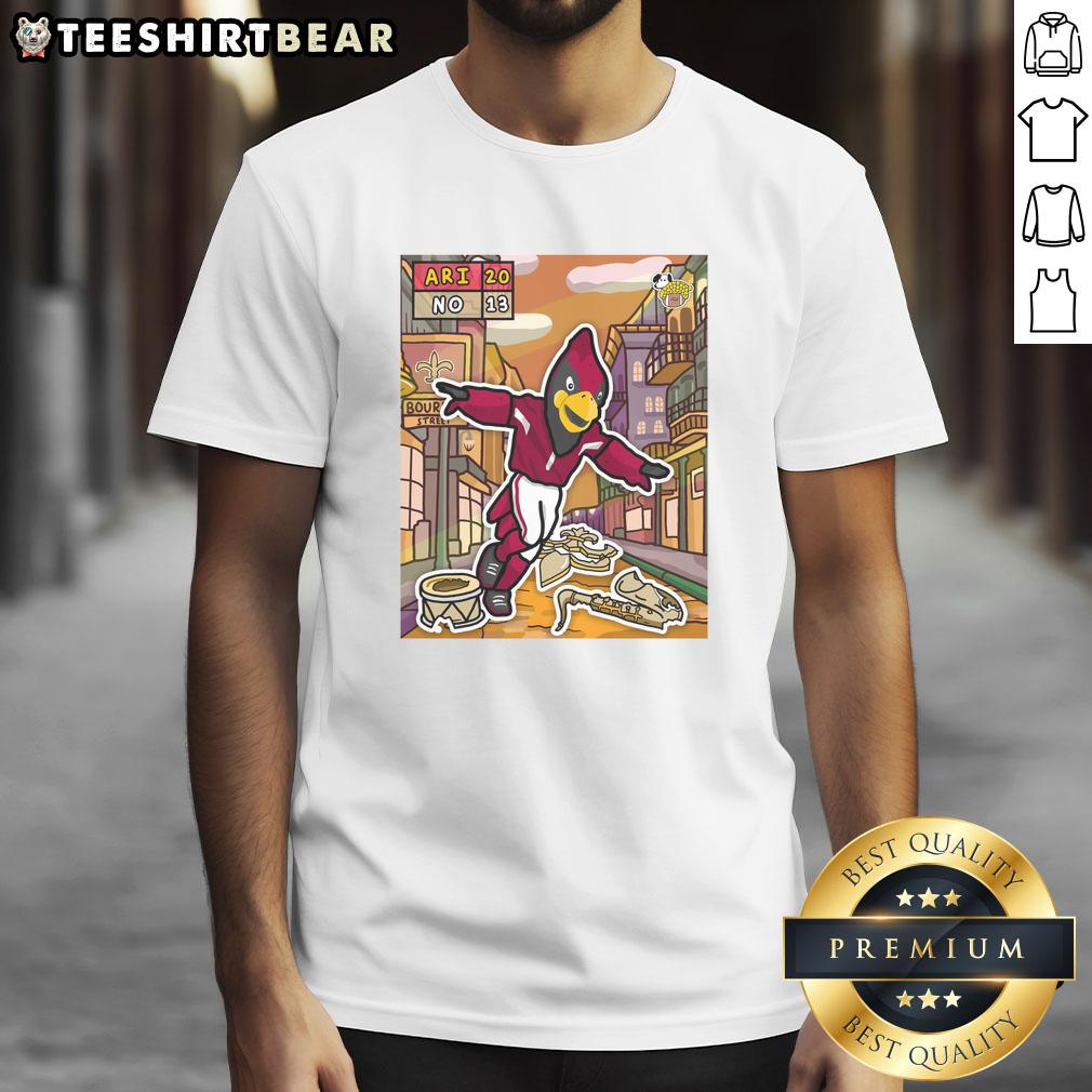 Alt Text: Awesome Arizona Cardinals Go Marching In for the W T-Shirt featuring bold team graphics and vibrant colors.