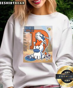 Alt Text: Denver Broncos sweatshirt featuring a W, celebrating opening day victory over Tennessee Titans.