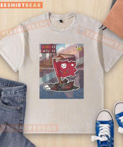 Washed t-shirt featuring 'Awesome-The-Kick-Is-Up-No-Koooood' celebrating Tampa Bay Buccaneers victory over Atlanta Falcons.