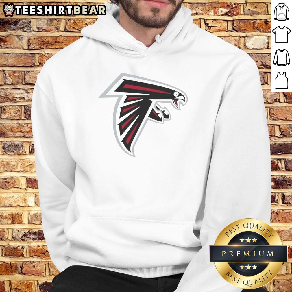Funny Atlanta Falcons logo hoodie featuring a playful design, perfect for fans looking to showcase their team spirit.