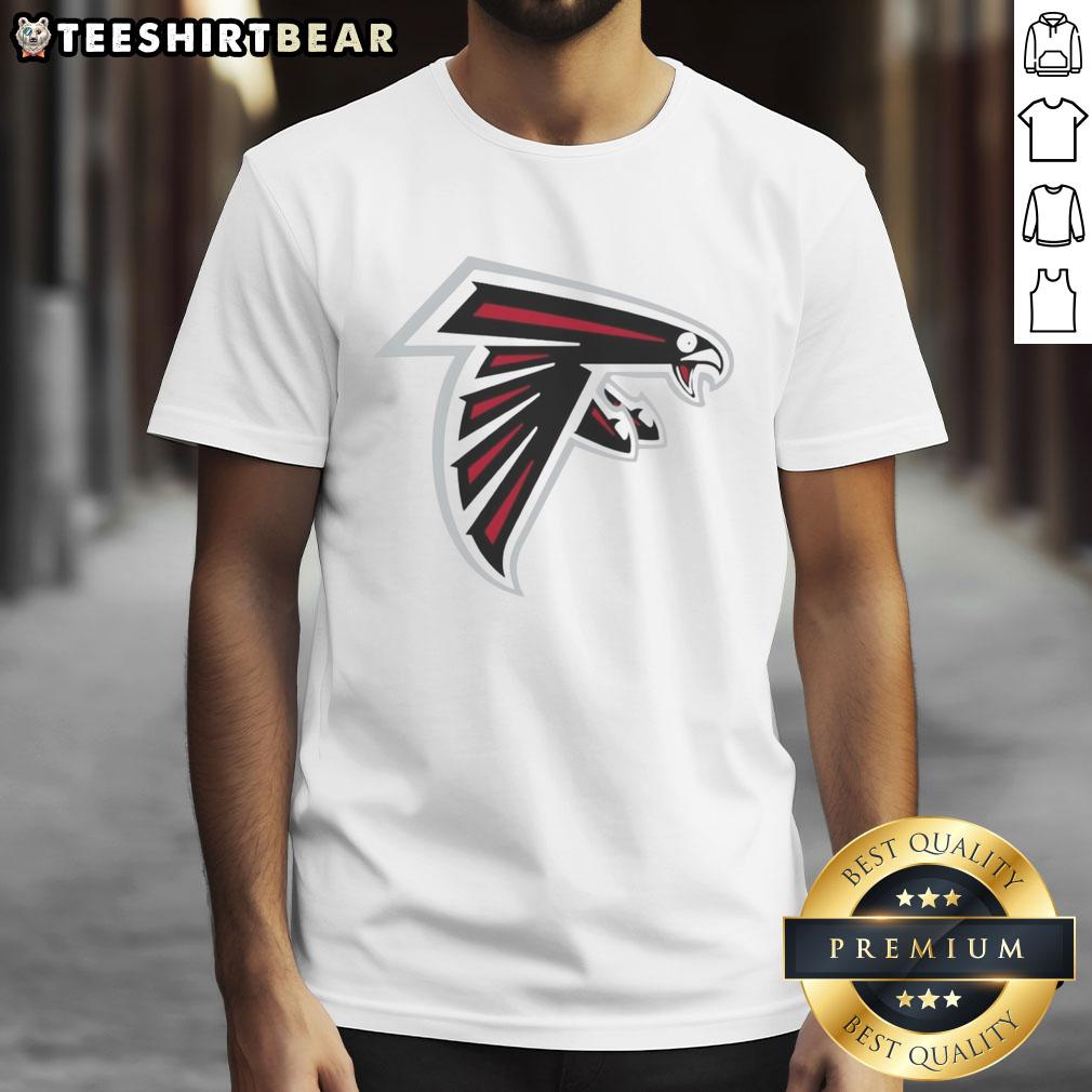 Funny Atlanta Falcons Logo T-Shirt featuring a playful design for fans of the NFL team, perfect for game day wear.