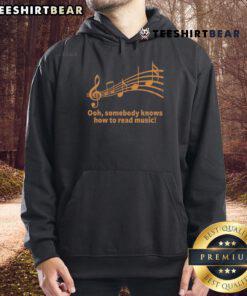 Funny Mocking Music Lover Slogan Hoodie featuring a playful design perfect for music enthusiasts and casual wear.