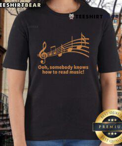 Funny mocking music lover slogan ladies tee featuring a playful design perfect for music enthusiasts.