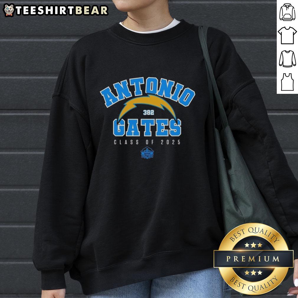 Good Antonio Gates Class of 2025 sweatshirt featuring bold lettering and a stylish design for sports fans and alumni.