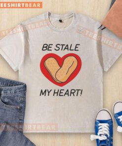 Good Circus Peanut Be Stale My Heart washed t-shirt featuring vibrant colors and playful design for casual wear.
