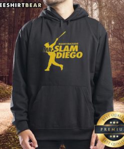 Good Manny Machado Mr. Slam Diego Hoodie featuring a bold design celebrating the San Diego Padres star player.