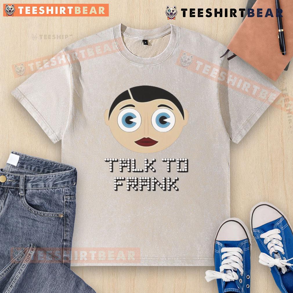 Good Talk To Frank Sidebottom washed t-shirt featuring iconic graphic design and casual style for fans and collectors.