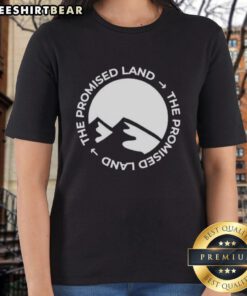 Good The Promised Land Dune Badge Ladies Tee featuring a stylish design for fans of the Dune series.