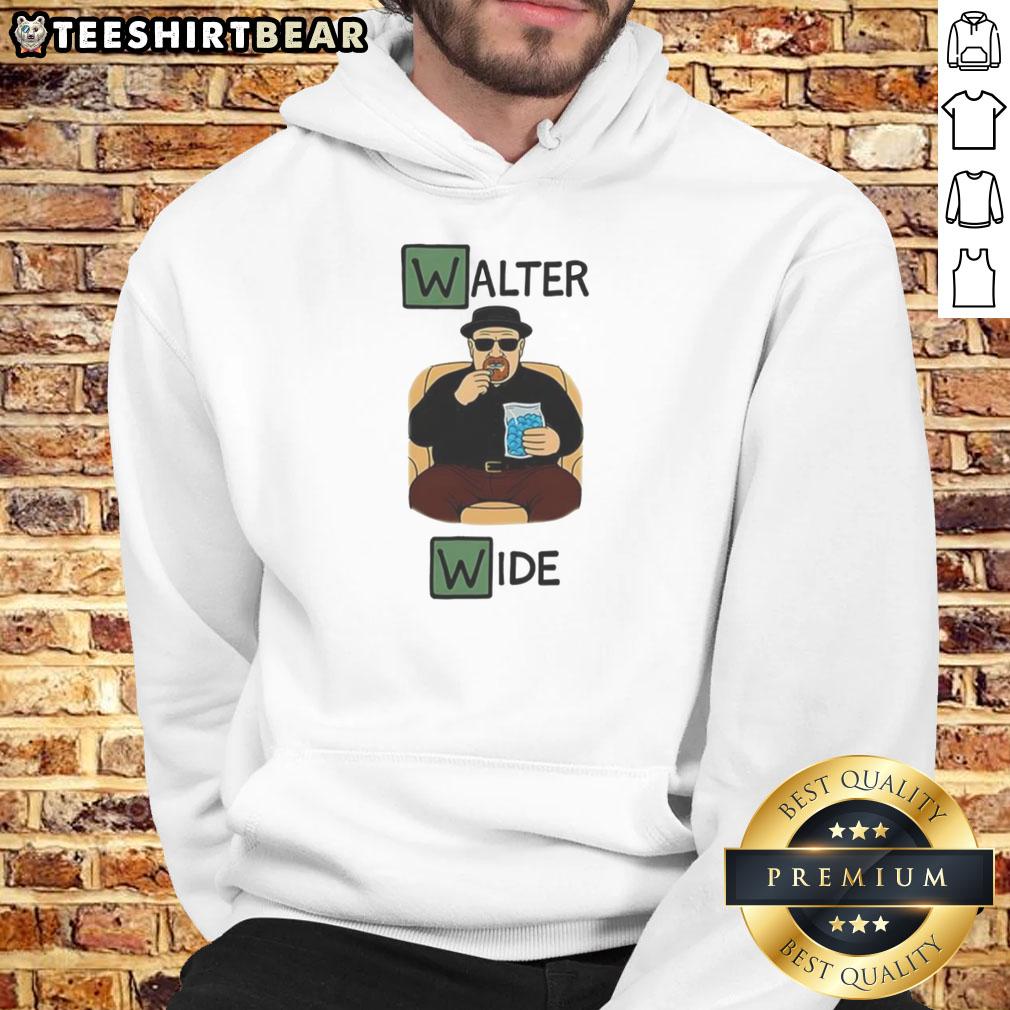 Good Walter Wide Breaking Bad caricature hoodie featuring vibrant design and iconic character style for fans.