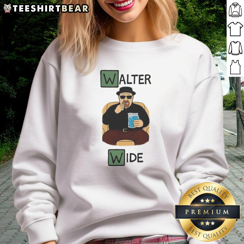 Good Walter White Breaking Bad caricature sweatshirt featuring iconic design for fans of the series.