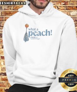 Hot James and the Giant Peach hoodie featuring vibrant peach graphics for fans of the fantasy film.