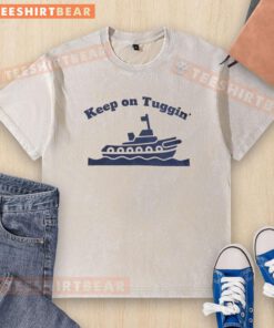 Alt Text: Hot Keep On Tuggin Washed T-Shirt in soft fabric, perfect for casual wear and trendy outfits.