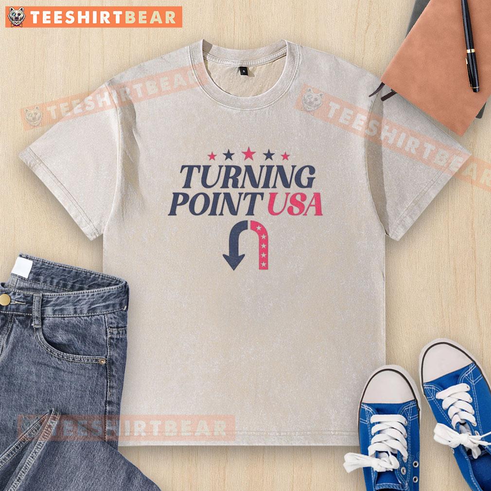Hot Turning Point USA Charlie Kirk Memorial Political Free Speech washed t-shirt showcasing vibrant design and bold message.