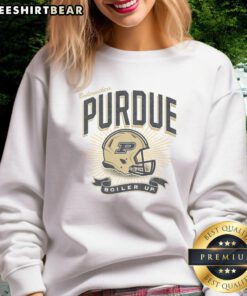 Nice Purdue Boilermakers Prime Play Sweatshirt in black, showcasing team logo, perfect for fans and chilly game days.