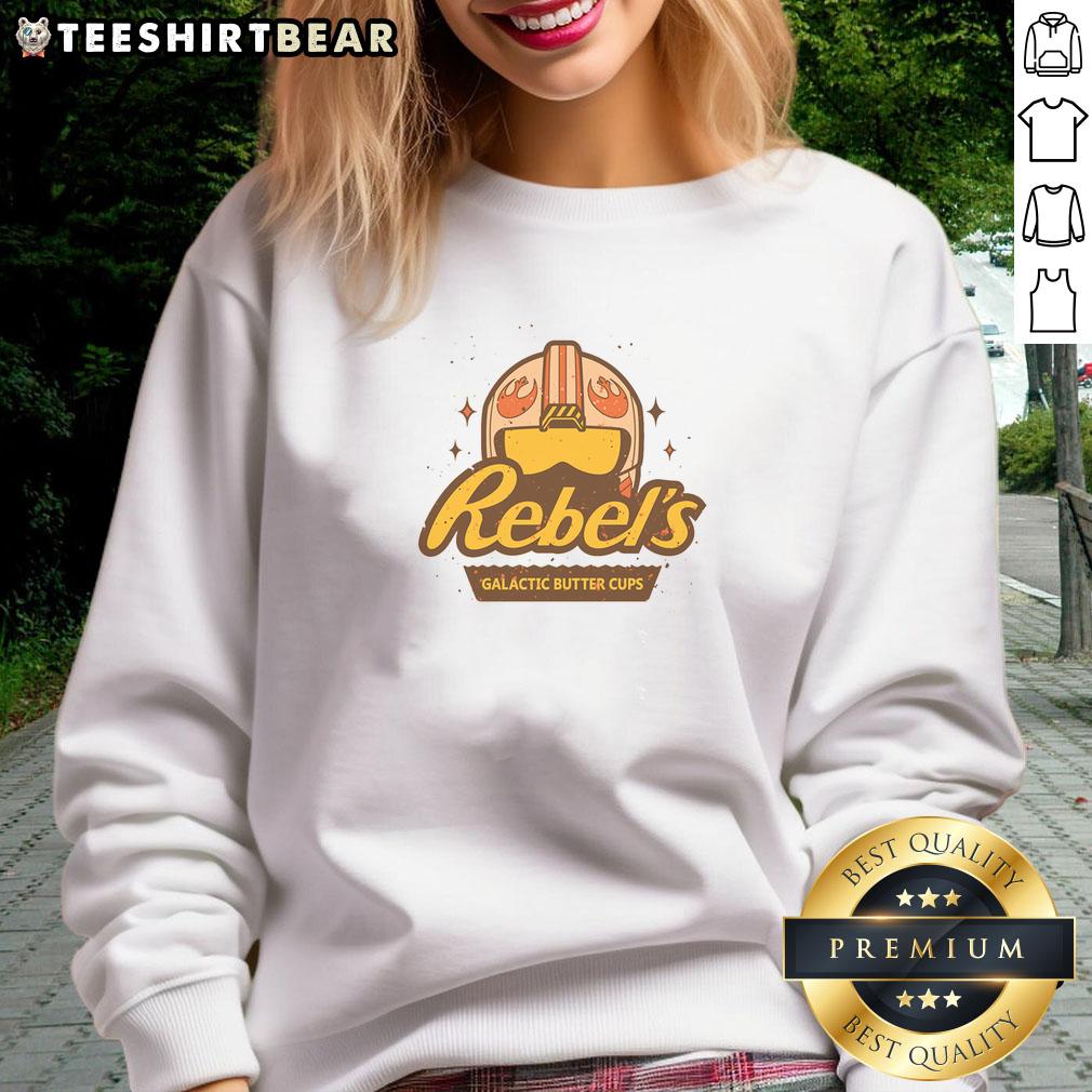 Alt Text: Nice Rebels Galactic Butter Cups Sweatshirt in vibrant colors, featuring a unique design perfect for casual wear.