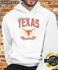 Nice Texas Longhorns Prime Play Hoodie in vibrant colors, perfect for fans showcasing team spirit and style.