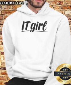 Trendy 'Nice That's Showbiz Baby' It Girl hoodie in vibrant colors, perfect for stylish casual wear.