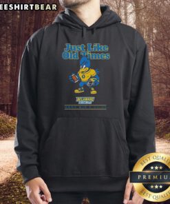 Delaware Football hoodie celebrating the Hens' victory over Connecticut on September 13, 2025, 'Just Like Old Times' design.