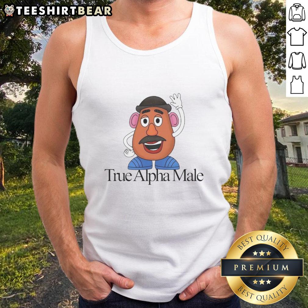 Official Monsieur Patate True Alpha Male Toy Story character tank top featuring vibrant graphics and playful design.