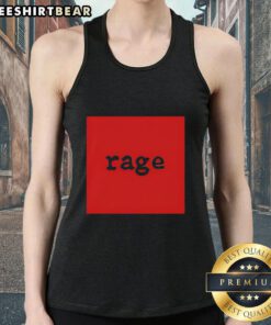 Official Rage Against The Machine tank top featuring bold logo and graphic design, perfect for fans of the band.