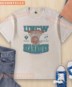 Official UNC Wilmington Seahawks Game Time washed t-shirt in navy blue featuring team logo and relaxed fit design.