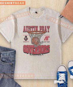 Premium Austin Peay Governors Game Time washed t-shirt, featuring team colors and logo, perfect for game day wear.