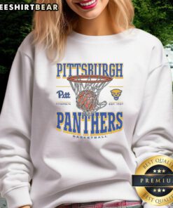 Premium Pittsburgh Panthers Game Time Sweatshirt in navy blue, featuring team logo and comfortable fit for fans.
