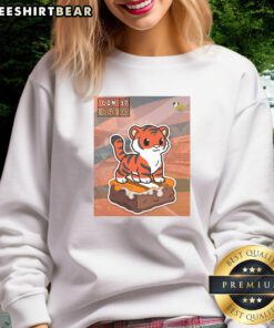 High visibility sweatshirt with ill blood stains on Gore-Tex fabric, showcasing unique streetwear style.