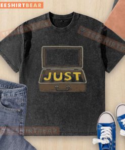 Pretty Just In Case Washed T-Shirt in soft cotton, featuring a relaxed fit and stylish design for casual wear.