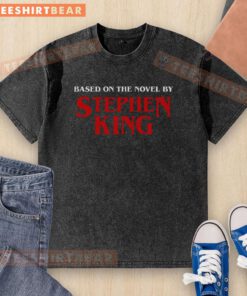 Casual washed t-shirt featuring a unique design inspired by a popular novel, perfect for book lovers and stylish outfits.