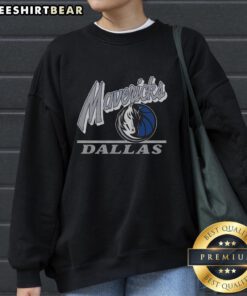 Vintage Dallas Mavericks Fly By sweatshirt showcasing team logo and retro design, perfect for fans and collectors.