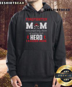 Alt Text: Vintage hoodie for top firefighter mom, celebrating proud firewomen on Mother's Day with a stylish design.