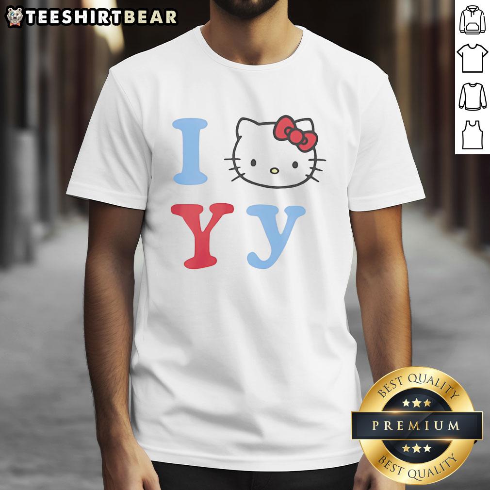 Top I Love Yy Hello Kitty T-Shirt featuring a cute Hello Kitty graphic, perfect for fans and stylish casual wear.