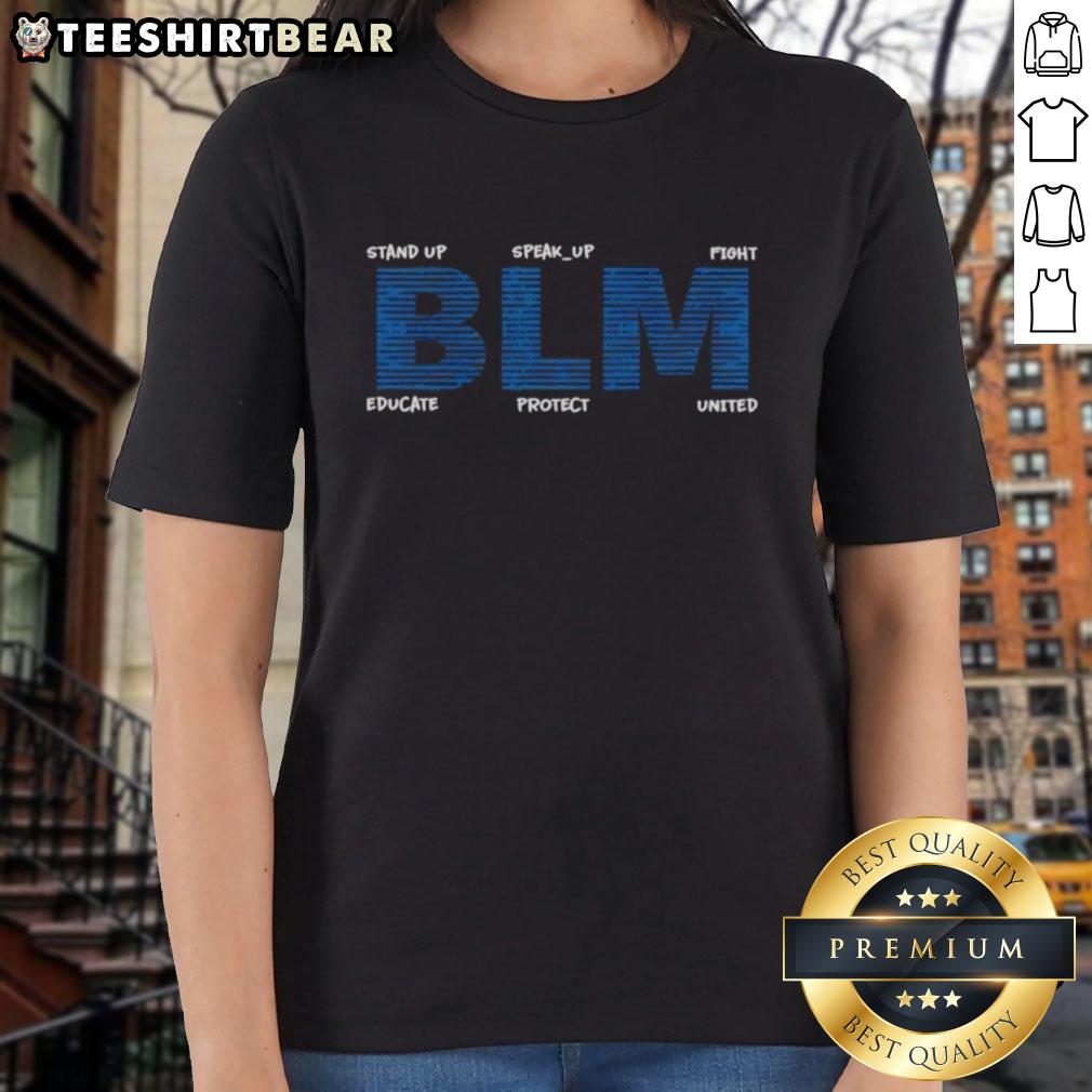 Top Imported Lindsey Pulliam BLM Ladies Tee featuring a stylish design for supporters of Black Lives Matter.