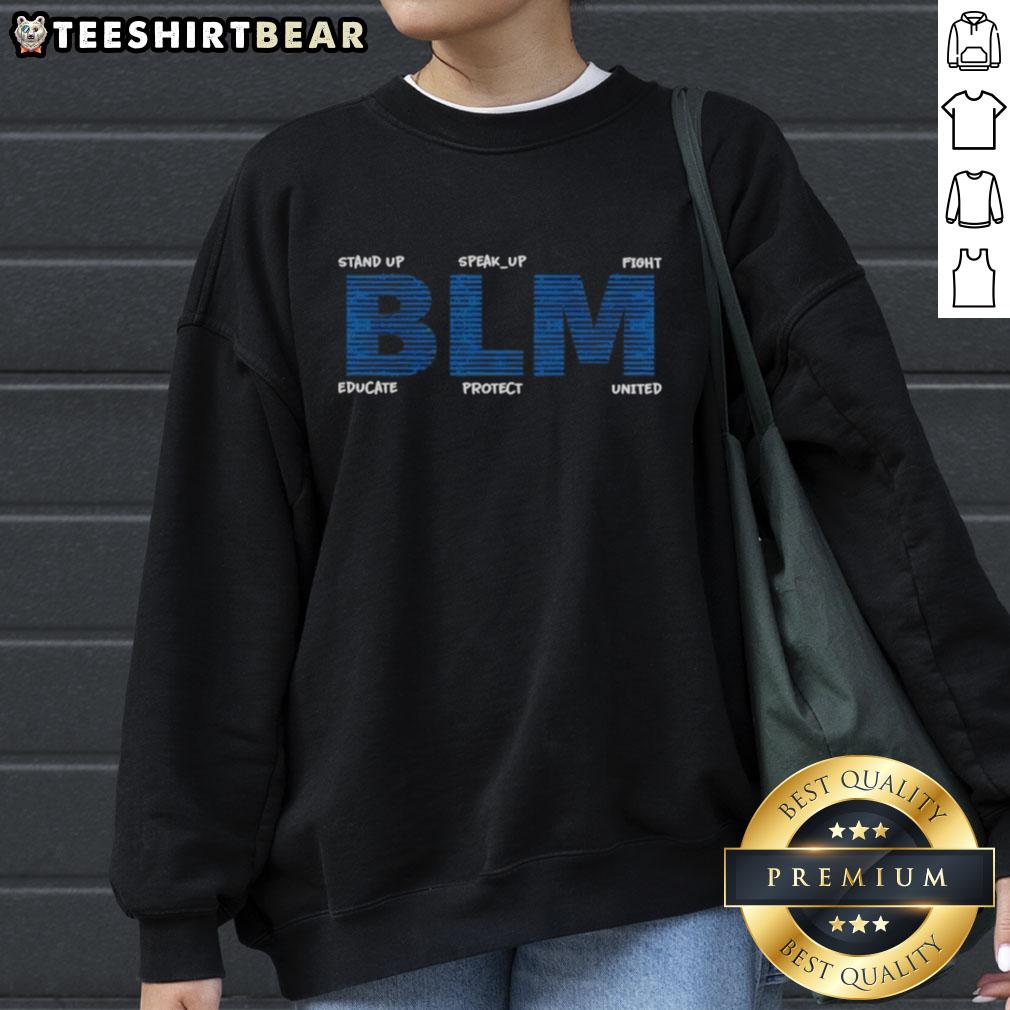 Alt Text: Top Imported Lindsey Pulliam BLM Sweatshirt featuring bold graphics for a stylish statement on social justice.